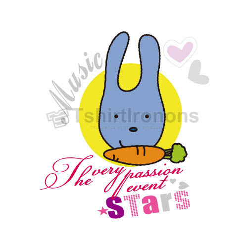 Rabbit T-shirts Iron On Transfers N6898 - Click Image to Close